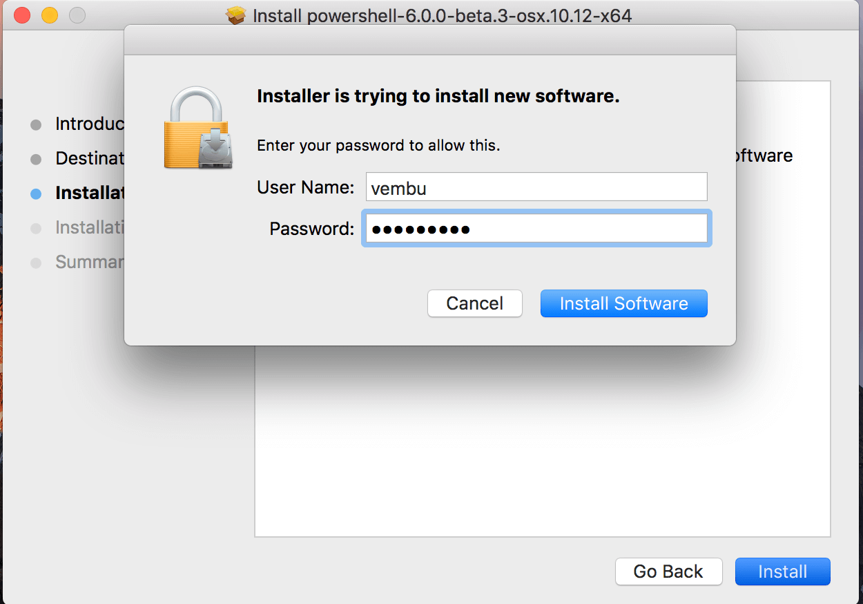 install powershell for mac